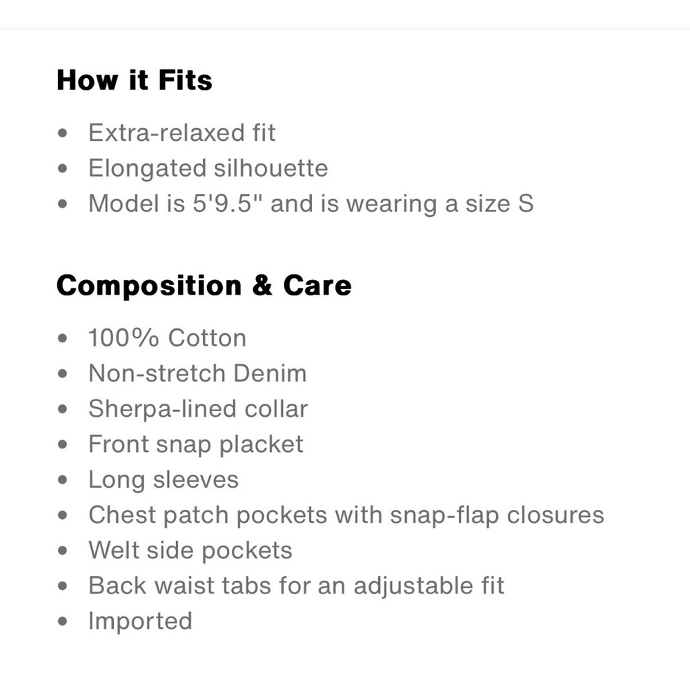 ❌ SOLD ❌ Levi’s Ex-Boyfriend Sherpa Trucker Jacket - Picture 11 of 11